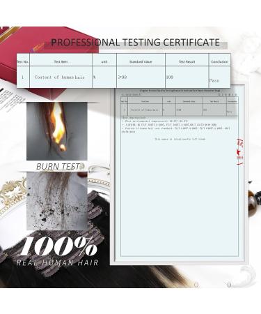 Moresoo Brown & Platinum Blonde Highlight Clip in Human Hair Extensions - 16 Inch, 7 Pieces, 120g - #9A/60 - Buy Online on GoSupps.com