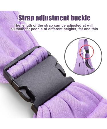 Tomkas Violet Dog Carrier Bag for Small Dogs - Adjustable Sling with Zipper - Ideal Dog Transport Solution - Buy Online on GoSupps.com