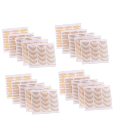 Beavorty 50 Sheet Lace Double Eyelid Sticker Decal Invisible Tape Makeup Stickers Double Eyelid Stickers Fiber Eyelid Lift Strip Hooded Eyelid Tape Eye Makeup Supplies Double Eyelid Tape