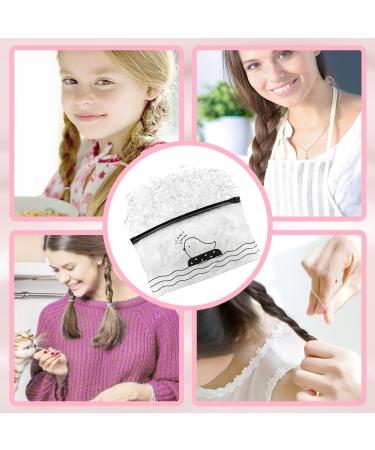 Buy Willight 1100 Mini Transparent Hair Ties - Perfect for Children's Braids & Dreadlocks | Elastic Hair Ties for All Hair Types - Buy Online on GoSupps.com