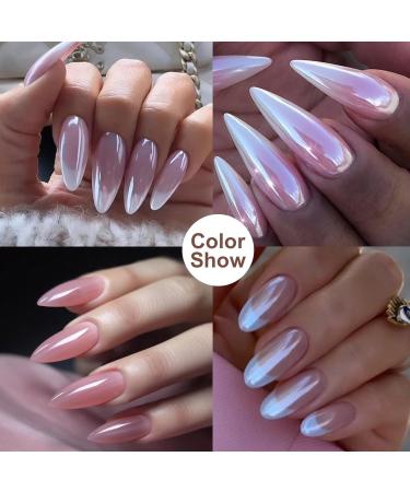 Buy Ledsuuei 2 PCs Chrome Nail Powder - Super Pearl Effect & Neon Glassy Finish for Stunning DIY Nail Art | International Shipping Available - Buy Online on GoSupps.com