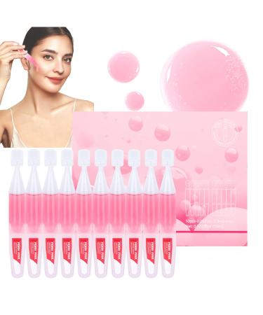 Pink One Day Serum High-Purity Salmon PDRN Ultra Hydrating Serum Non-greasy Formula for Face Brightening Hydrating Evens Tone Smooths Fine Lines (0.05 fl.oz x 10e)