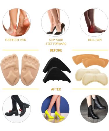 Buy Sibba 10 Pair High Heel Pillows & Adjustable Toe Filling Inserts Comfort Shoe Filler for All-Day Wear - Buy Online on GoSupps.com
