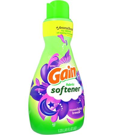 Gain Laundry Fabric Softener Liquid Moonlight Breeze 192 Loads 41 fl oz Pack of 4 - Buy Online on GoSupps.com
