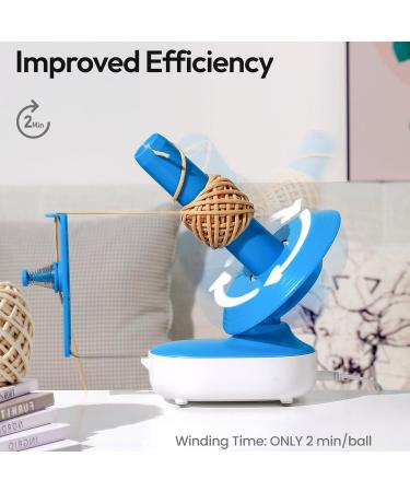 Etcokei Automatic Yarn Winder - Large 10oz Capacity  Stepless Speed  2 Min/Ball - Buy Online on GoSupps.com