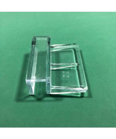 J-star 6 Pcs Acrylic Aquarium Clips for Rimless Tanks - Glass Lid Support Holders - 10mm Transparent Fish Tank Clips - Buy Online on GoSupps.com