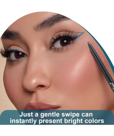 1 pi ces crayon eye-liner cam l on eye-liner sourcil waterproof d grad de couleurs rotatif ombre paupi res clair effet longue dur e forte pigmentation - Buy Online on GoSupps.com