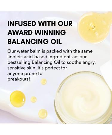 Clover Balancing Water Balm | Natural Gel-Cream Moisturizer for Sensitive Skin | Hydrates Soothes & Smooths with Linoleic Acid Ceramides & Peptides | Cruelty-Free & Vegan Face Cream - 60 ml - Buy Online on GoSupps.com