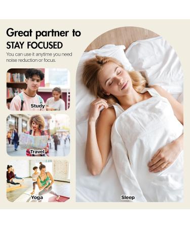 Buy Reusable Ear Plugs for Sleeping | Noise Reduction Silicone Earplugs 27 dB | Ideal for Travel & Work - Buy Online on GoSupps.com