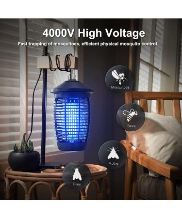 ROSUN Bug Zapper 20W 4000V Electric Mosquito Killer for Indoor & Outdoor - Waterproof Insect Fly Pest Trap for Home & Patio - Buy Online on GoSupps.com