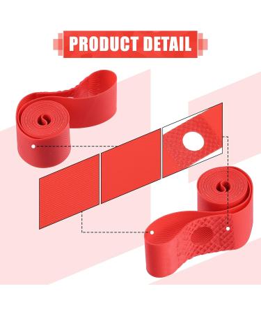 X AUTOHAUX 16 Inch Bike Wheel Rim Tape - PVC Adhesive Inner Tube Tape (Pair) - Red | International Shipping Available - Buy Online on GoSupps.com