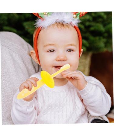 Magiclulu Toddler Toothbrush - Essential Household Accessory for Toddler Care | 1 Pack Yellow - Buy Online on GoSupps.com
