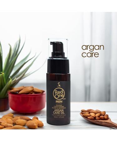 Redone Bart l Men Argan Oil 50ml - Conditioning Beard & Mustache Care - Hipster Style - Healthy Growth & Masculine Fragrance - Barbershop Quality Styling - Buy Online on GoSupps.com