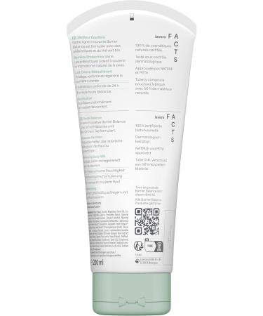 lavera Barrier Balance Milk Cream - alcohol free - fragrance free - strengthens the skin barrier - moisturizing - prebiotic - vegan - natural cosmetics - 200 ml - Buy Online on GoSupps.com