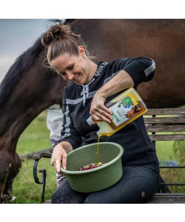100% Natural Linseed Oil Boots for Horses - Cold-Pressed Rich in Omega-3 & Vitamins | 5L | Supports Fur & Skin Health - Buy Online on GoSupps.com