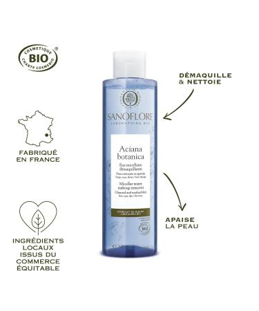 Buy SANOFLORE Aciana Botanica Micellar Water 200 ml - Gentle Makeup Remover & Cleanser for All Skin Types - Fast International Shipping - Buy Online on GoSupps.com