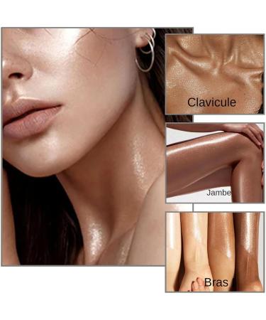  G n rique Shimmering Body Oil - Highlighter Oil for the Body 30ml | Sparkling Body Oil | Long-Lasting Highlighter Radiant Illuminator for Skin and Face - Buy Online on GoSupps.com