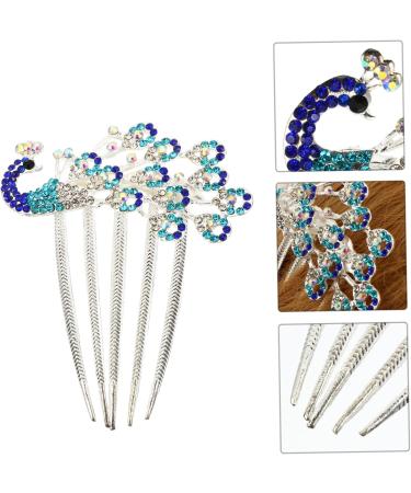 FRCOLOR Diamond Phoenix Hair Comb Pearl Wedding Headpiece Rhinestone Wedding Clip Flower Hair Pins Bridal Hair Accessories Bridal Headpieces for Wedding Christmas Crystal Bridesmaid Alloy - Buy Online on GoSupps.com