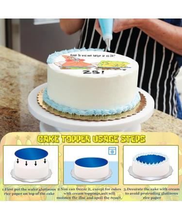 14-Piece 25th Birthday Cake Decoration Set | Edible Cake Toppers & Colorful Party Decor - Buy Online on GoSupps.com