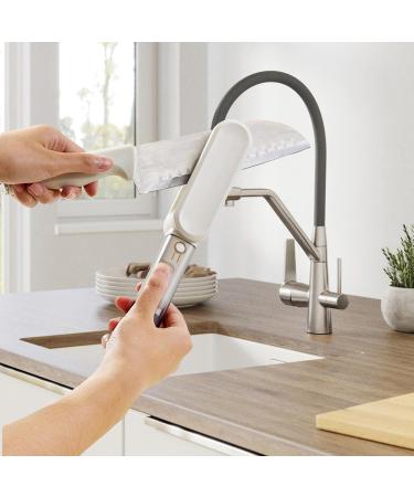 Cutlery Brush Multifunctional Double-Ended Bristle Scrubber - Dish Cleaner Brush Chopsticks Cutlery Cleaning Brush for Kitchen Washing White - Buy Online on GoSupps.com