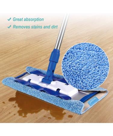 KEEPOW Microfiber Mop Cloth Refills - Pack of 5, Double-Sided for Professional Wet and Dry Mopping - Buy Online on GoSupps.com