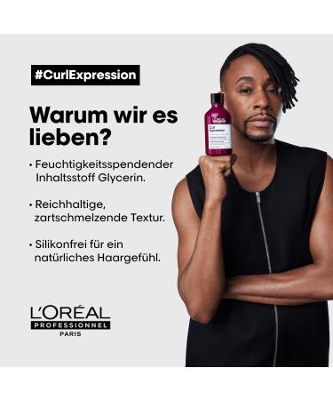 L'Or al Professionnel Curl Expression Intensive Moisturizer Hair Mask for Wavy & Curly Hair - 250ml | Nourishing Treatment for International Shipping - Buy Online on GoSupps.com