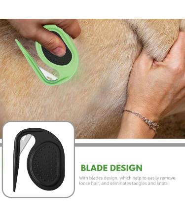 Yeahboom 2 Pet Knotting Comb - Ultimate De-Filtering Knife for Cats & Dogs with Steel Blade - Perfect for Removing Mats and Tangles - Buy Online on GoSupps.com