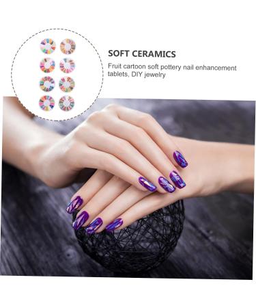 DOITOOL 24 Boxes Soft Pottery Fruit Slices for Nail Diy Patch Manicure Decor Decorative Clay Patch Assorted Nail Slices Charms Nail Art Craft Patch Cartoon Polymer Clay Decorations 3d - Buy Online on GoSupps.com