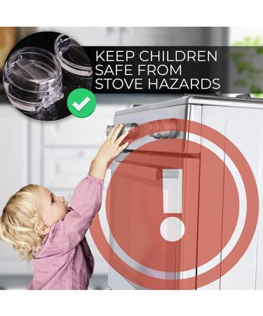 Child Safety Locking Stove Covers - 6 Piece Set for Ovens Gas Stoves & Knobs - Baby Fuse Protection - Buy Online on GoSupps.com