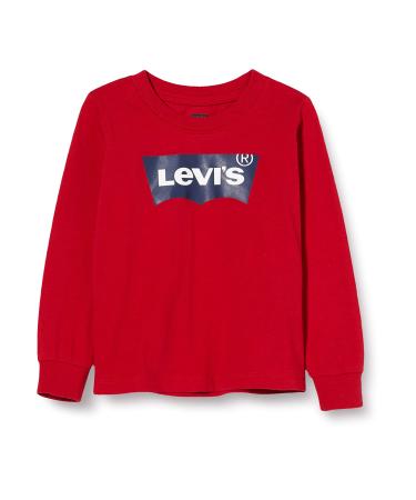 Levi's Kids l/s batwing tee Baby Boys 6 Months Levis Red