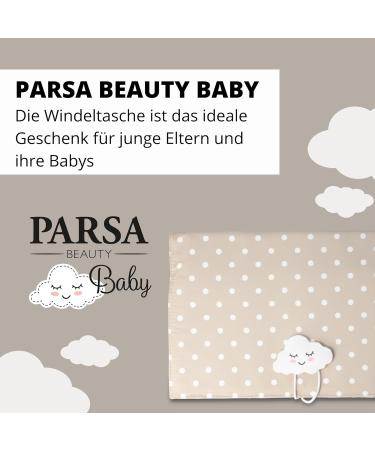 Parsa Beauty Baby Diaper Bag | Wipeable & Compact Organizer for On-the-Go | Stylish & Spacious Diaper Folder - Buy Online on GoSupps.com