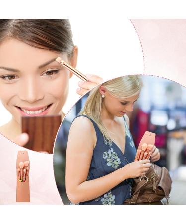 5 Piece Beadable Makeup Brush Kit - Metal Handle Cosmetic Brushes with Travel Bag - Perfect Gift for Weddings Bridal Showers & Parties - Buy Online on GoSupps.com