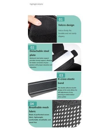 Back Brace Posture Corrector for Men & Women | Adjustable X-Large Comfort Support for Upper & Lower Back Pain Relief - Buy Online on GoSupps.com