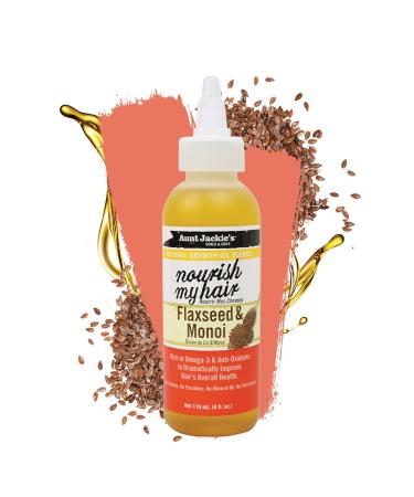 Linseed & Mono Oil for Hair Nourishment - 118 ml | Natural Hydrating Oil for Healthy Hair - Shop Internationally - Buy Online on GoSupps.com