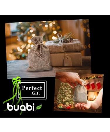  Buabi Natural Handmade Hand Soap Solid Biodegradable Tablet Zero Waste Vegan Jute Gift Bag 100g (AGUACATE) - Buy Online on GoSupps.com