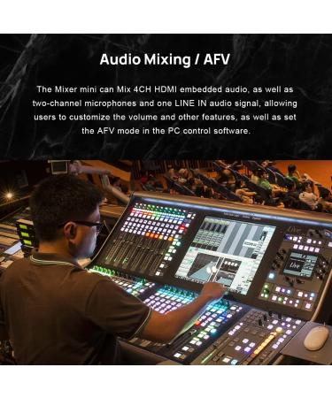 Cinetreak Mixer Mini: Multi-Format 4 HDMI Inputs, USB 3.0 Capture, PIP, Chroma Key, Live Streaming Switcher - Buy Online on GoSupps.com
