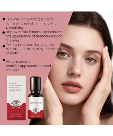 Huile essentielle pour les yeux raffermissante anti-rides bille de roulement pour les yeux l'huile de ricin avec extrait de ginseng s rum sous les yeux pour les cernes les poches (2 pi ces) - Buy Online on GoSupps.com