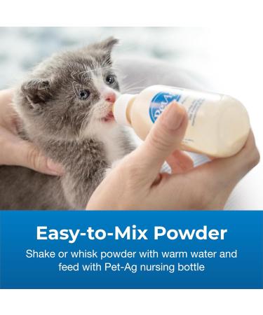 Pet-Ag KMR Kitten Milk Replacer Powder 12 oz Pack of 3 - Formula for Newborn Kittens - Easy to Digest & Enriched with Prebiotics, Probiotics, and Vitamins - Buy Online on GoSupps.com