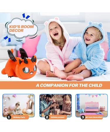 LAIBUY Cat Plush Pillow - Soft Kawaii Kitten Anime Stuffed Toy for Kids - Perfect Birthday or Christmas Gift - Buy Online on GoSupps.com
