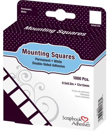 SCRAPBOOK ADHESIVES BY 3L Mounting Squares Permanent, White - Buy Online on GoSupps.com