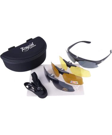 Rapid Eyewear Innovation Plus UV400 RX Polarized Sport Sunglasses - Ideal for Jogging Tennis & Skiing - Original RC Model - Buy Online on GoSupps.com