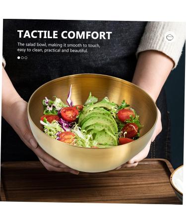 Alipis 3pcs Stainless Steel Salad Bowl Mixing Bowls Korea Style Bowls Kitchen Accessory Child Moss Autumn - Buy Online on GoSupps.com