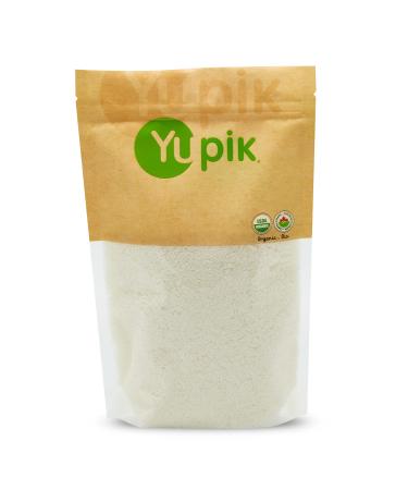 Yupik Organic Desiccated Coconut Fine 450 g Non-GMO Vegan Gluten-Free Kosher Finely Ground Unsweetened No Added Sugar Oil-Free Source of Fiber Healthy Snacks Ideal for Baking & Topping 450 g (Pack of 1)