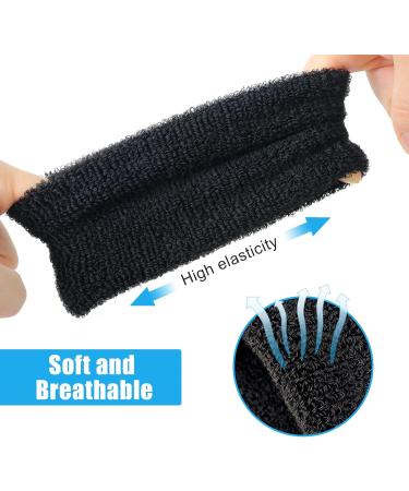 Quelcc 2-Piece Soft Cotton Welding Tape Wristbands for Sports - Tennis Handball & Running Black - Buy Online on GoSupps.com