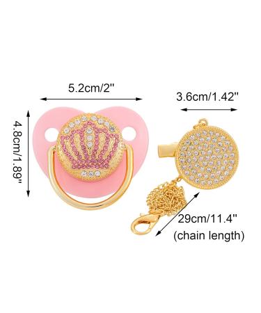 Haolei Baby Pacifier for 0-6 Months | Portable Toddler Crown & Bite Ring | Liquid Silicone Toys for Newborns - Buy Online on GoSupps.com