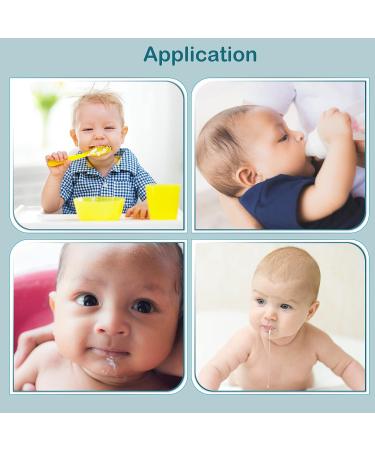 Winter Scarf Cotton Baby Bandana Drool Bib - Sky-blue | Infant Feeding Towel Protector for Teething and Drooling Babies - Buy Online on GoSupps.com