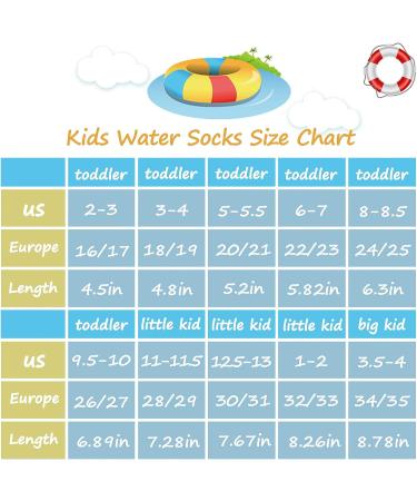 Kids Toddler Water Shoes Quick Dry Aqua Socks Non Slip Beach Swim Pool - D-Purple Shiny Mermaid - Size 12.5-13 Little Kid - Buy Online on GoSupps.com
