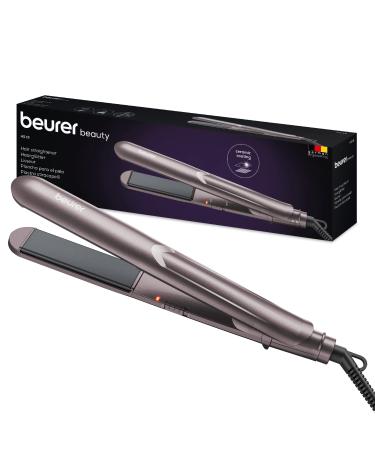 Beurer HS 15 Hair Straightener with Ceramic Coating for Soft Hair Fast Heating & Automatic Safety Shut Off After 30 Minutes
