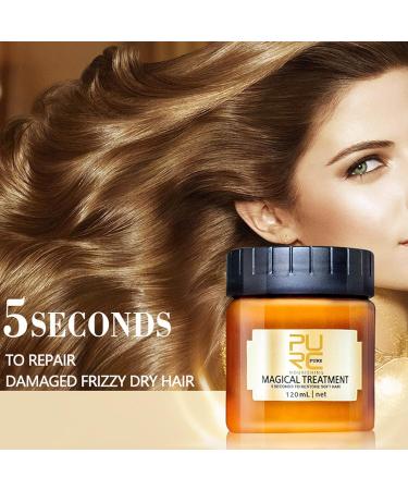 ZJchao Magical Argan Oil Hair Mask 120ml | Nourishing Keratin Treatment for Dry Hair | Repair Damage, Soften & Smooth | Professional Hair Conditioning Cream - Buy Online on GoSupps.com