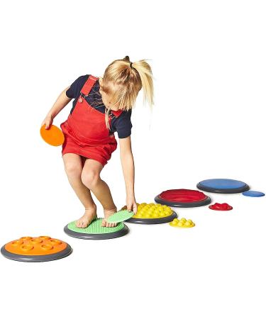 Gonge Tactile Discs Set - Set of 5 Assorted Discs, 4.3 to 10.6 - Sensory Learning Toy - Buy Online on GoSupps.com